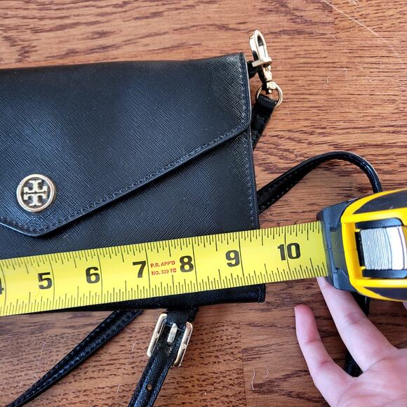 Tory Burch Robison Leather Crossbody Bag - Picture 8 of 10